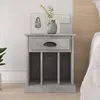 Image de Table De Chevet Gris Béton 43x36x50 Cm Vidaxl