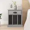 Image de Table De Chevet Sonoma Gris 43x36x50 Cm Vidaxl