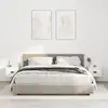 Image de Tables De Chevet Murales 2 Pcs Blanc Brillant 41,5x36x28 Cm Vidaxl