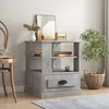 Image de Table D'appoint Gris Béton 50x50x60 Cm Bois D'ingénierie Vidaxl