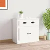 Image de Buffet Blanc 70x35,5x67,5 Cm Bois D'ingénierie Vidaxl