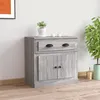 Image de vidaXL Buffet sonoma gris 70x355x675 cm bois dingénierie 816430