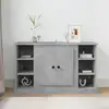 Image de Buffet Gris Béton 100x35,5x60 Cm Bois D'ingénierie Vidaxl