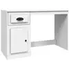 Image de Vidaxl bureau avec tiroir blanc 115x50x75 cm bois d'ingénierie