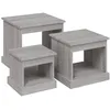 Image de Tables Basses 3 Pcs Sonoma Gris Bois D'ingénierie Vidaxl