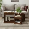 Image de vidaXL Tables basses 3 pcs chêne marron bois dingénierie 816495