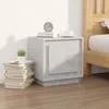 Image de Table De Chevet Gris Béton 44x35x45 Cm Bois D'ingénierie Vidaxl