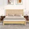 Image de Tables De Chevet 2 Pcs Chêne Fumé 44x35x45 Cm Bois D'ingénierie Vidaxl