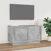 Image de Meuble Tv Gris Béton 80x35x45 Cm Bois D'ingénierie Vidaxl