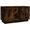 Image de Meuble Tv Chêne Fumé 80x35x45 Cm Bois D'ingénierie Vidaxl