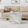 Image de Table Basse Gris Béton 51x50x44 Cm Bois D'ingénierie Vidaxl