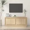 Image de vidaXL Table basse chêne sonoma 102x50x44 cm bois dingénierie 819879
