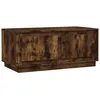 Image de Table Basse Chêne Fumé 102x50x44 Cm Bois D'ingénierie Vidaxl