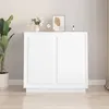 Image de vidaXL Buffet blanc 80x34x75 cm bois dingénierie 819884