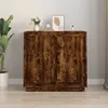 Image de Buffet Chêne Fumé 80x34x75 Cm Bois D'ingénierie Vidaxl