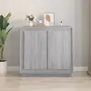 Image de Buffet Sonoma Gris 80x34x75 Cm Bois D'ingénierie Vidaxl