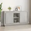 Image de Buffet Gris Béton 102x35x60 Cm Bois D'ingénierie Vidaxl