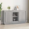 Image de vidaXL Buffet sonoma gris 102x35x60 cm bois dingénierie 831883