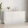 Image de Buffet Blanc 102x35x55 Cm Bois D'ingénierie Vidaxl