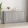 Image de Buffet Sonoma Gris 102x35x55 Cm Bois D'ingénierie Vidaxl