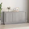 Image de vidaXL Buffet sonoma gris 102x35x55 cm bois dingénierie 831891