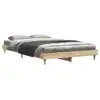 Image de Vidaxl cadre de lit sans matelas chêne sonoma 120x200 cm