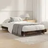 Image de Cadre De Lit Sans Matelas Chêne Fumé 90x200cm Bois D'ingénierie Vidaxl