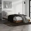 Image de Cadre De Lit Sans Matelas Chêne Marron 100x200 Cm Vidaxl