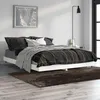 Image de vidaXL Cadre de lit sans matelas blanc 140x190 cm bois dingénierie 832173