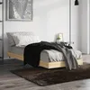 Image de Cadre De Lit Sans Matelas Chêne Sonoma 75x190 Cm Vidaxl