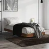 Image de Cadre De Lit Sans Matelas Chêne Marron 75x190cm Bois Ingénierie Vidaxl