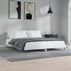 Image de vidaXL Cadre de lit blanc 200x200 cm bois dingénierie 832213