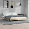Image de vidaXL Cadre de lit sans matelas chêne sonoma 180x200 cm 832224
