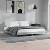 Image de Cadre De Lit Sans Matelas Gris Béton 120x200 Cm Vidaxl