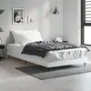 Image de Cadre De Lit Sans Matelas Blanc 90x200 Cm Bois D'ingénierie Vidaxl