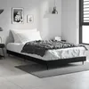 Image de Cadre De Lit Sans Matelas Noir 90x200 Cm Bois D'ingénierie Vidaxl