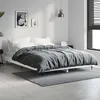 Image de vidaXL Cadre de lit Blanc 140x190 cm bois dingénierie 832277