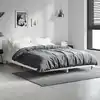 Image de Cadre De Lit Sans Matelas Blanc Brillant 140x190 Cm Vidaxl