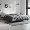 Image de Cadre De Lit Sans Matelas Chêne Fumé 140x190 Cm Bois Ingénierie Vidaxl
