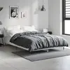 Image de Cadre De Lit Sans Matelas Gris Béton 120x190 Cm Vidaxl