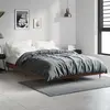 Image de Cadre De Lit Sans Matelas Chêne Marron 120x190 Cm Vidaxl