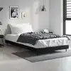 Image de Cadre De Lit Sans Matelas Noir 90x190 Cm Bois Ingénierie Vidaxl