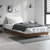 Image de Cadre De Lit Sans Matelas Chêne Marron 90x190cm Bois Ingénierie Vidaxl