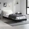 Image de Cadre De Lit Sans Matelas Noir 75x190 Cm Bois Ingénierie Vidaxl