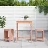 Image de Ensemble De Bar De Jardin 3 Pcs Bois Massif De Douglas Vidaxl