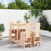 Image de Ensemble De Bar De Jardin 5 Pcs Bois De Pin Massif Vidaxl