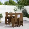 Image de Ensemble De Bar De Jardin 5 Pcs Marron Miel Bois De Pin Massif Vidaxl