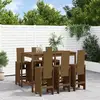 Image de Ensemble De Bar De Jardin 7 Pcs Marron Miel Bois De Pin Massif Vidaxl