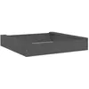 Image de Bac à sable - vidaXL - Modèle carré - Bois de pin massif - 111x111x20 cm - Gris