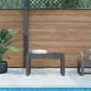 Image de Banc De Jardin Gris 80x38x45 Cm Bois Massif De Pin Vidaxl